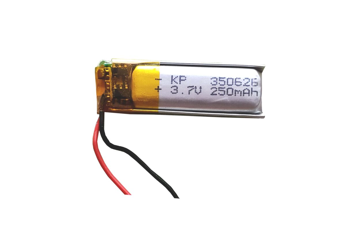 Lipo Rechargeable Battery-3.7V/250mAH-KP-350626 Model