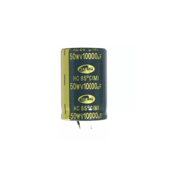 10000uF 50V Electrolytic Capacitor 85C 30x52mm -Samwha