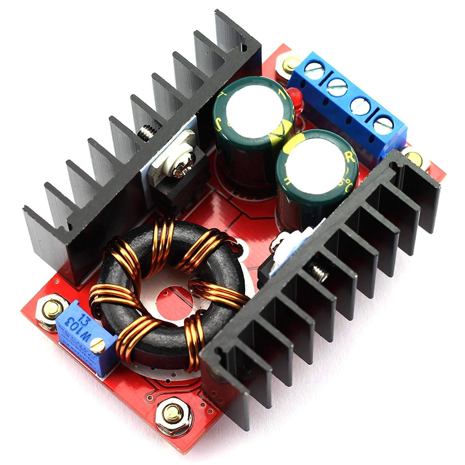 2pcs 150w DC Boost Converter 10-32v to 12-35v 6a Step up Power Supply Module ELH for sale online