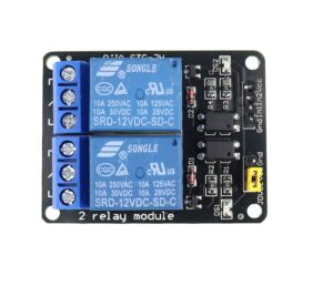 2 Channel 12V Relay Board Module with Optocoupler sharvielectronics.com