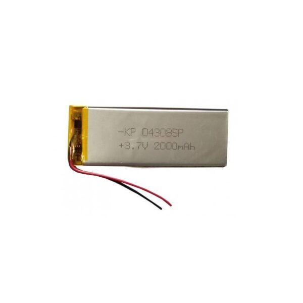 Lipo Rechargeable Battery-3.7V/2000mAH-KP-043085 Model