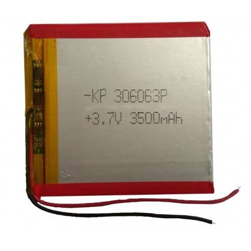 Lipo Rechargeable Battery-3.7V/3500mA-KP-306063 Model