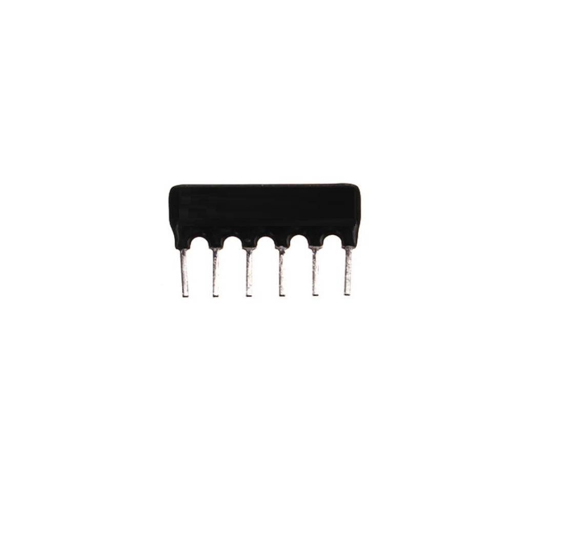 6A103G – 10K Ohm Resistor Network – SIP-6 Package