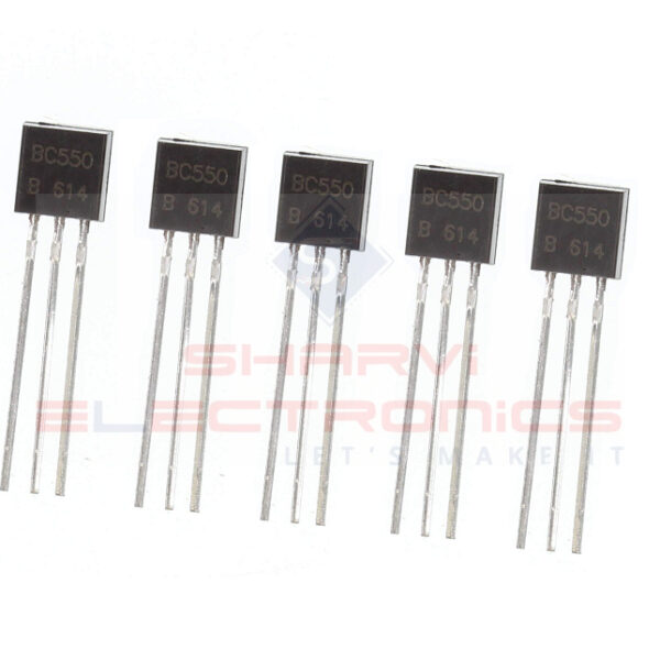 BC550 Transistor - Pack of 5 Sharvielectronics