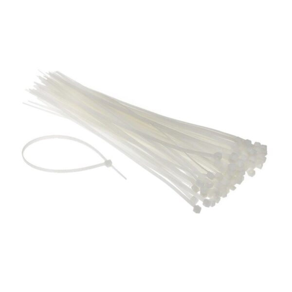 100X2.5mm Cable Tie - White