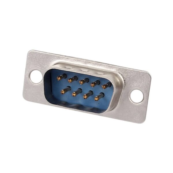 DB9 Straight Male Connector Soldering Type Panel Mount