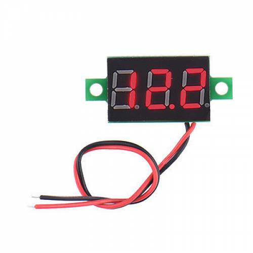 Digital DC Mini Voltmeter - 0.36- 2 Wire Module ( 4.5V to 30V) sharvielectronics.com