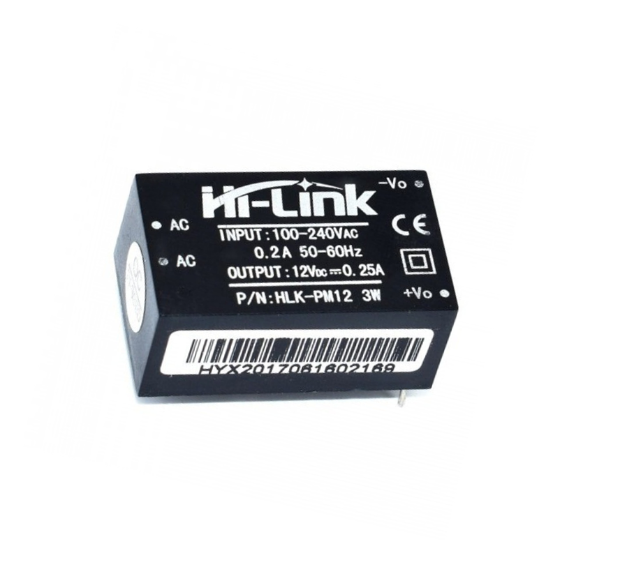 HLK-PM12 Hi-link 12V/3W-AC to DC Power Supply Module