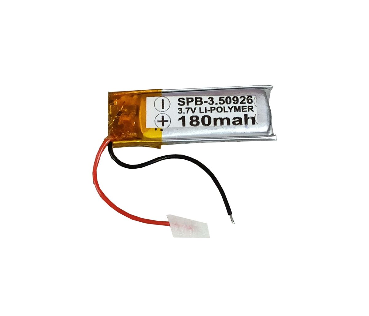 Lipo Rechargeable Battery-3.7V/180mAH-SPB-50926Model
