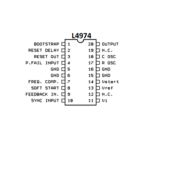 L4974 IC-3.5A Switching Regulator IC