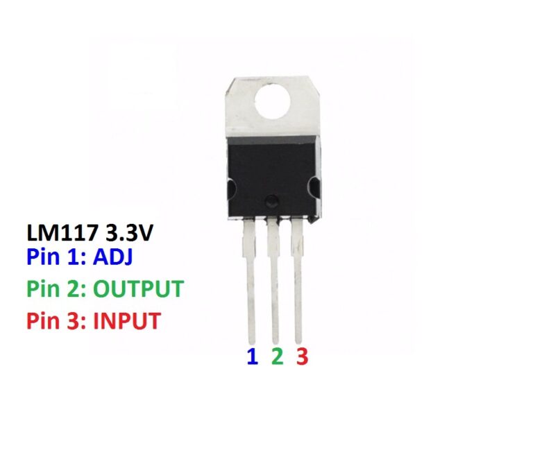 LD1117 3.3V Low Dropout Voltage Regulator IC - TO-220 Package ...