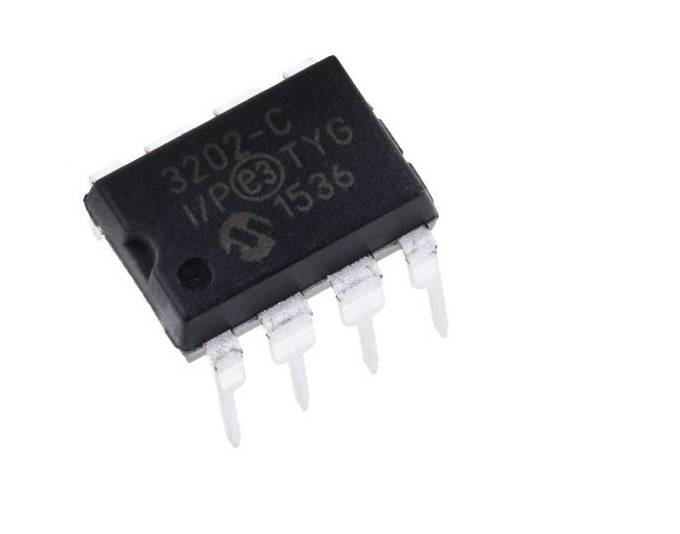 Sharvielectronics: Best Online Electronic Products Bangalore | MCP3202 IC 12 Bit Dual Channel AD SPI | Electronic store in Karnataka
