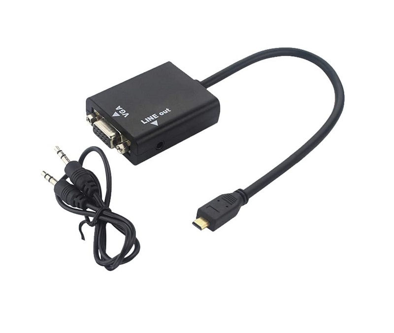 Micro HDMI to VGA Converter for Raspberry Pi (with Audio)_ Sharvielectronics