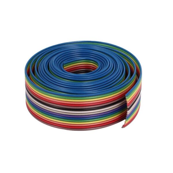 Multicolor 10 Core Ribbon Wire -1 Meter - Konnrct