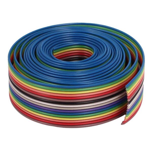 10 Core-20m-Multicolor Ribbon Wire Roll