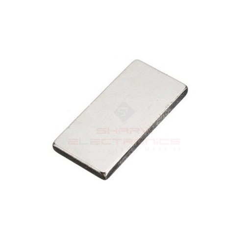 Neodymium Block Magnet - 25mm x 10mm x 1.5mm