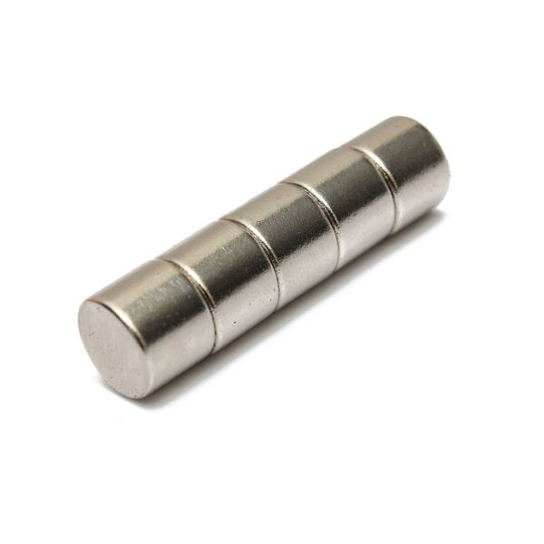 Neodymium Cylindrical shaped Strong Magnet - 10mm x 8mm sharvielectronics.com