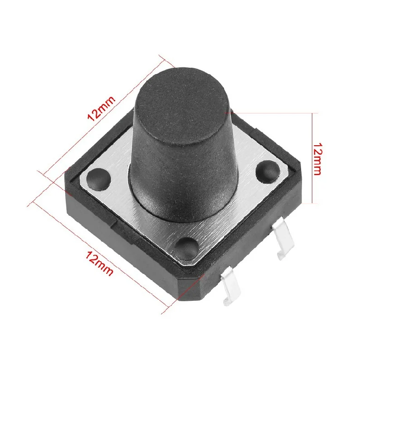 Sharvielectronics: Best Online Electronic Products Bangalore | Push Button TactileMicro Switch 12X12X12mm 4 PinSahrvielectronics | Electronic store in bangalore