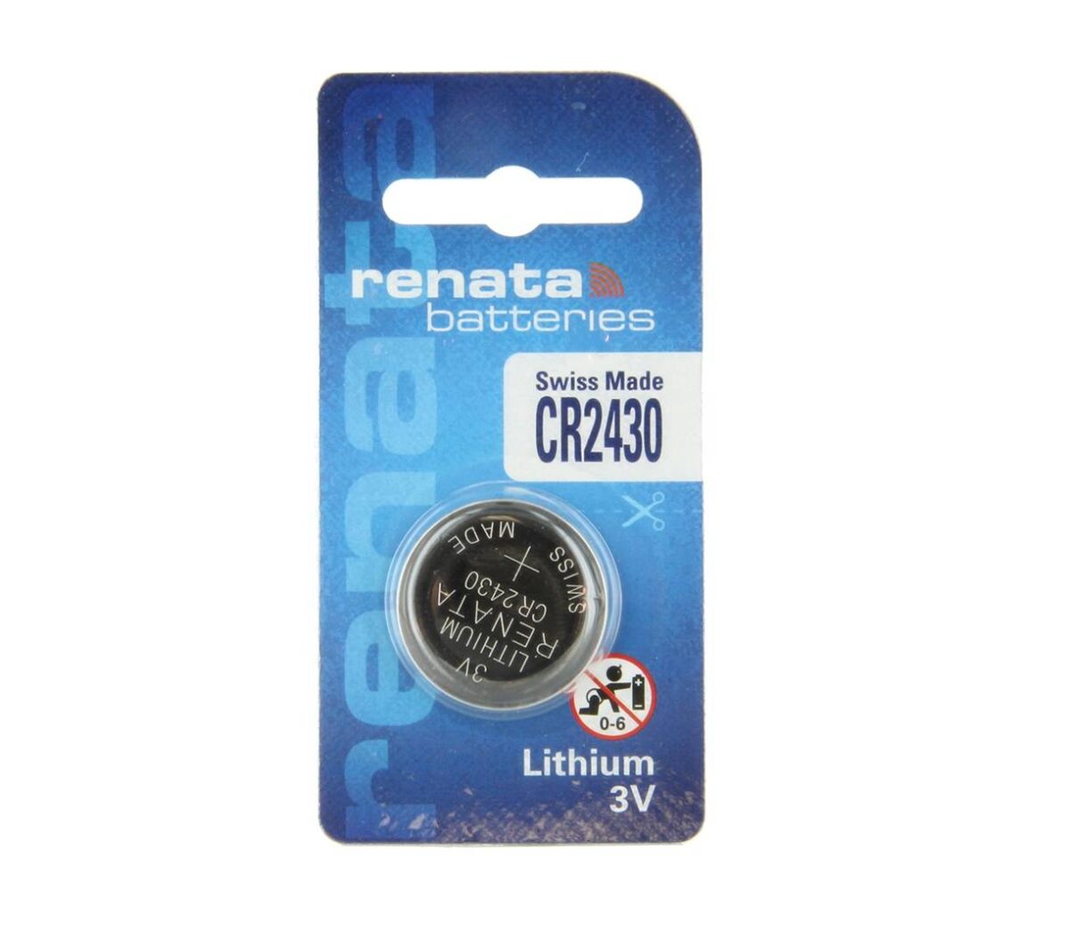 CR2430-3V/285mAh-Lithium Coin Cell-Renata
