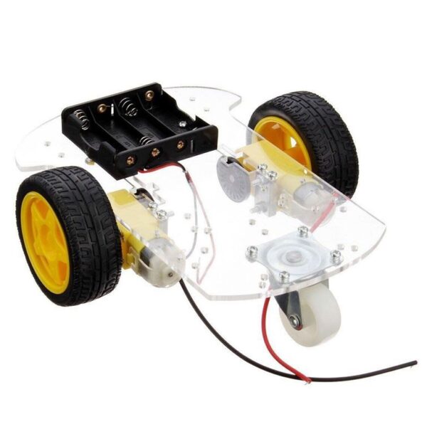 Transparent Robot Smart Car Chassis Kit sharvielectronics.com