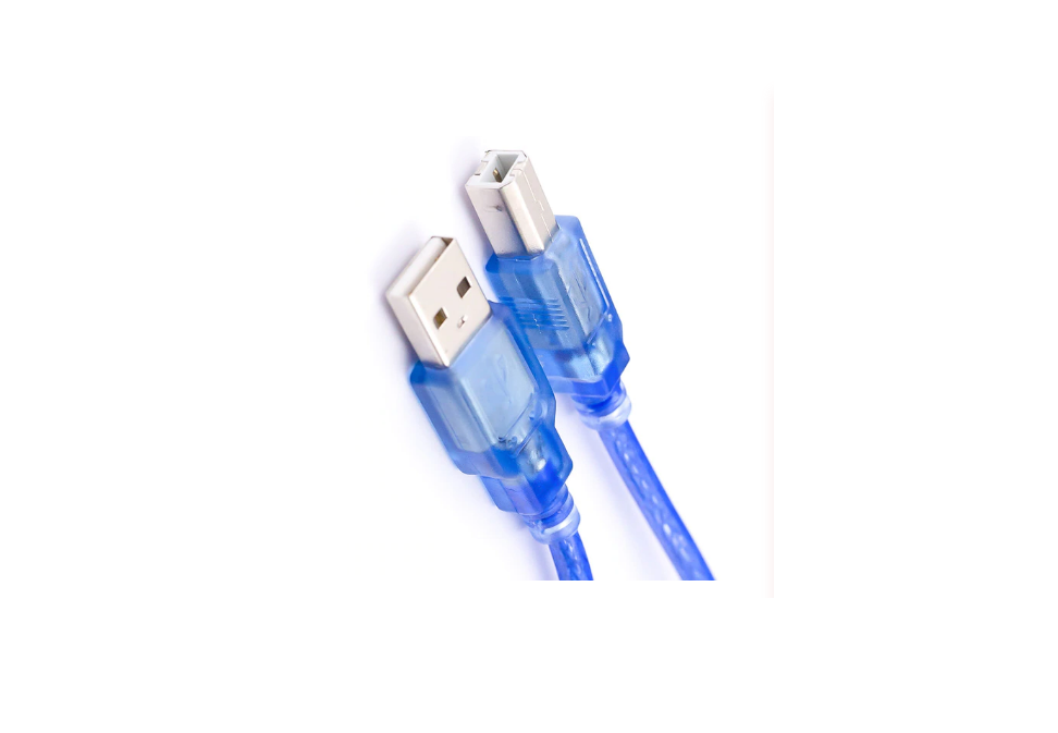USB A To B-Blue Cable for Arduino
