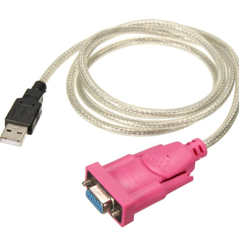 USB Male To RS232 DB9 Serial Female Cable