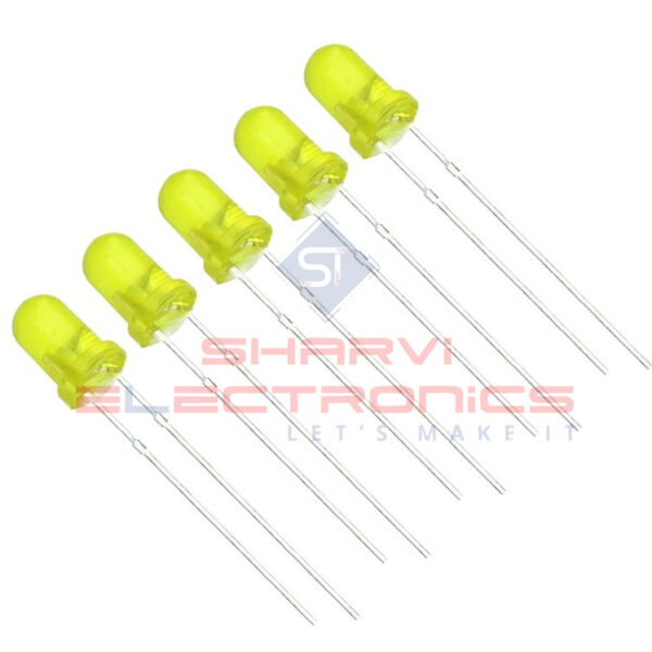 3mm Yellow LED - Diffused