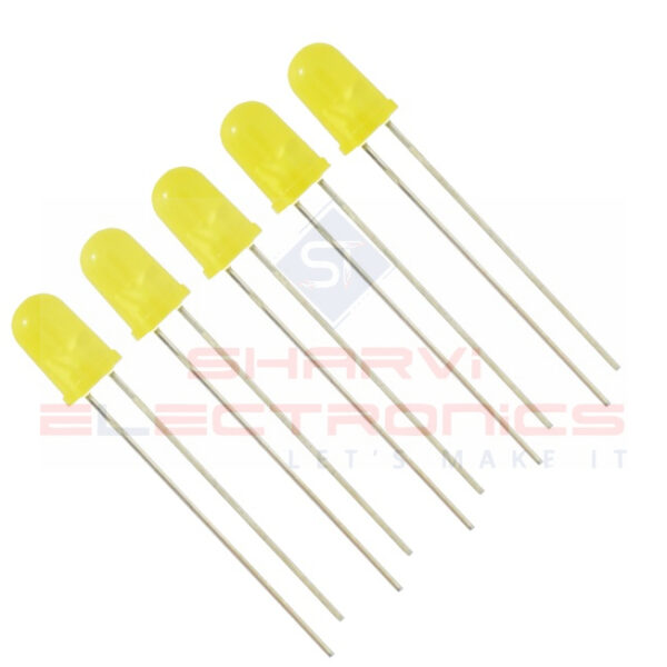 5mm Yellow LED - Diffused