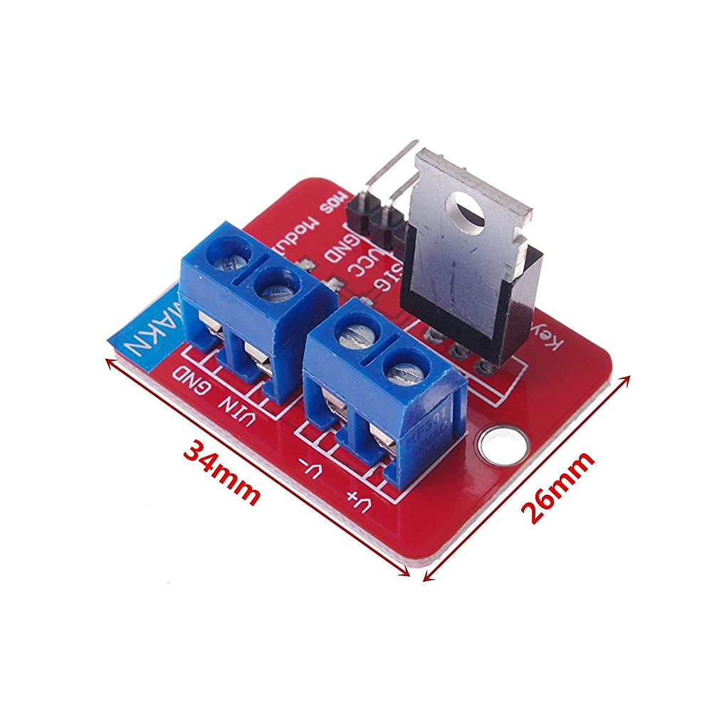 MOSFET Button IRF520 MOSFET Driver Module for Arduino ARM Raspberry pi New SI
