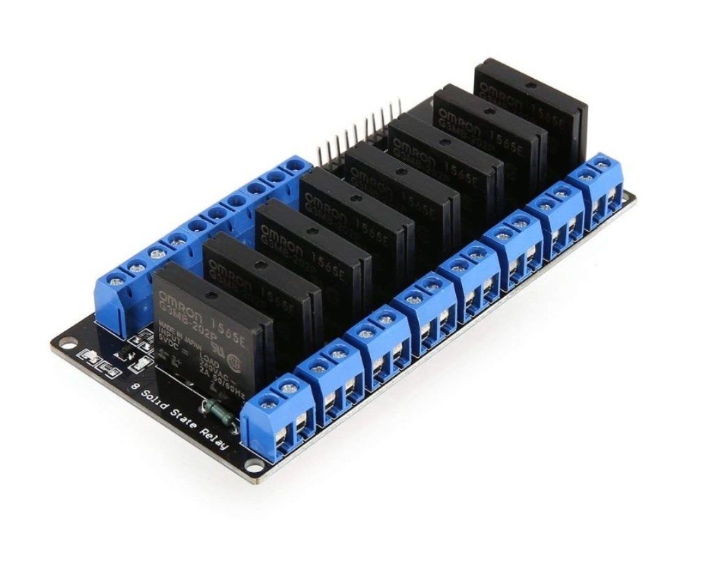 Sharvielectronics: Best Online Electronic Products Bangalore | 5V 2A 8 Channel G3MB 202P Solid State Relay Module SSR 1 | Electronic store in bangalore