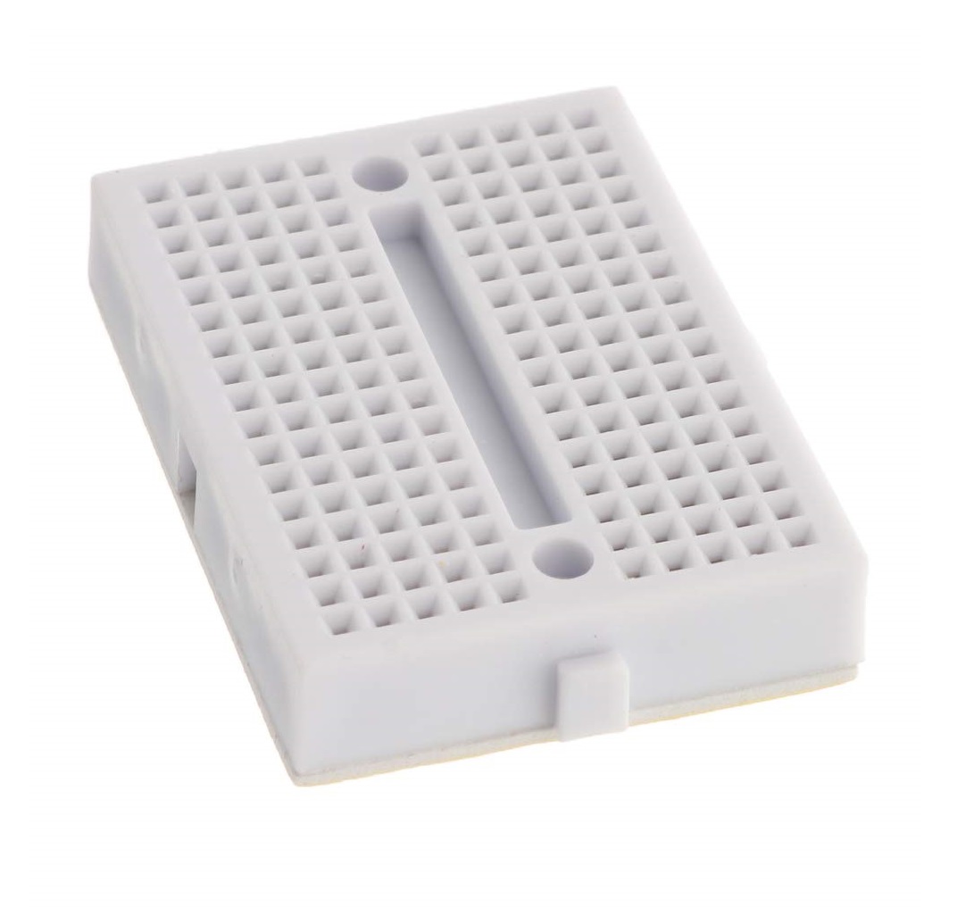 Tiny Bread Board white sharvielectronics.com