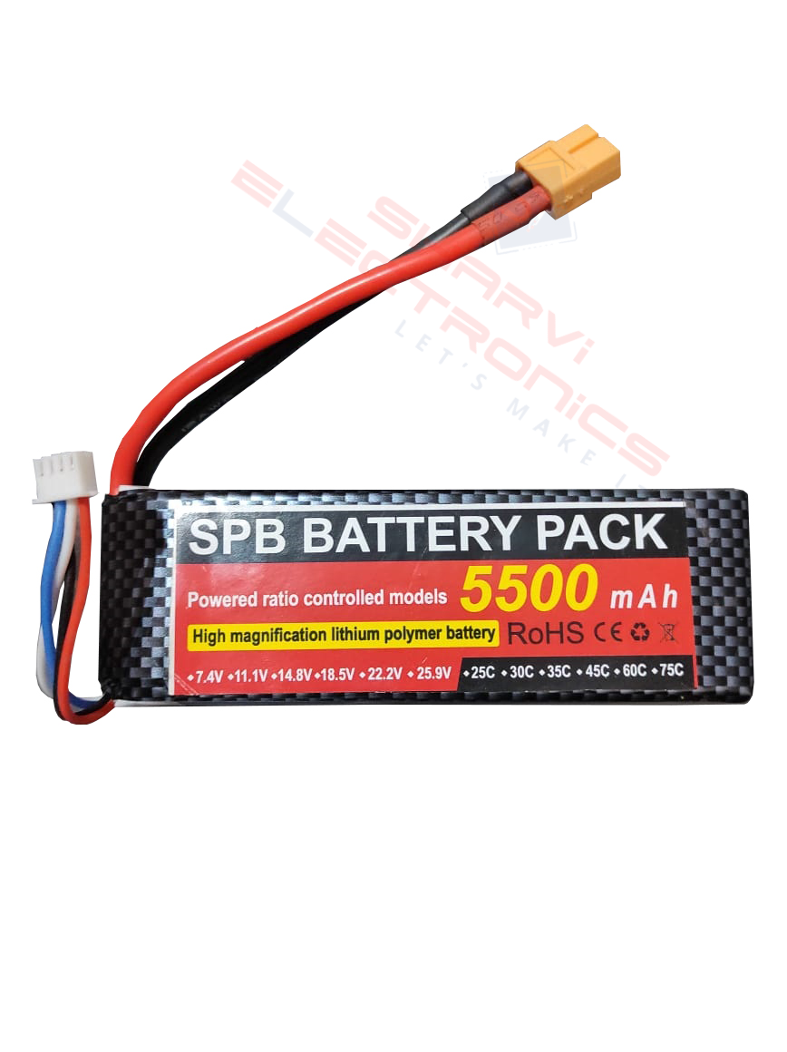 Lipo Rechargeable Battery-11.1V/5500mAH