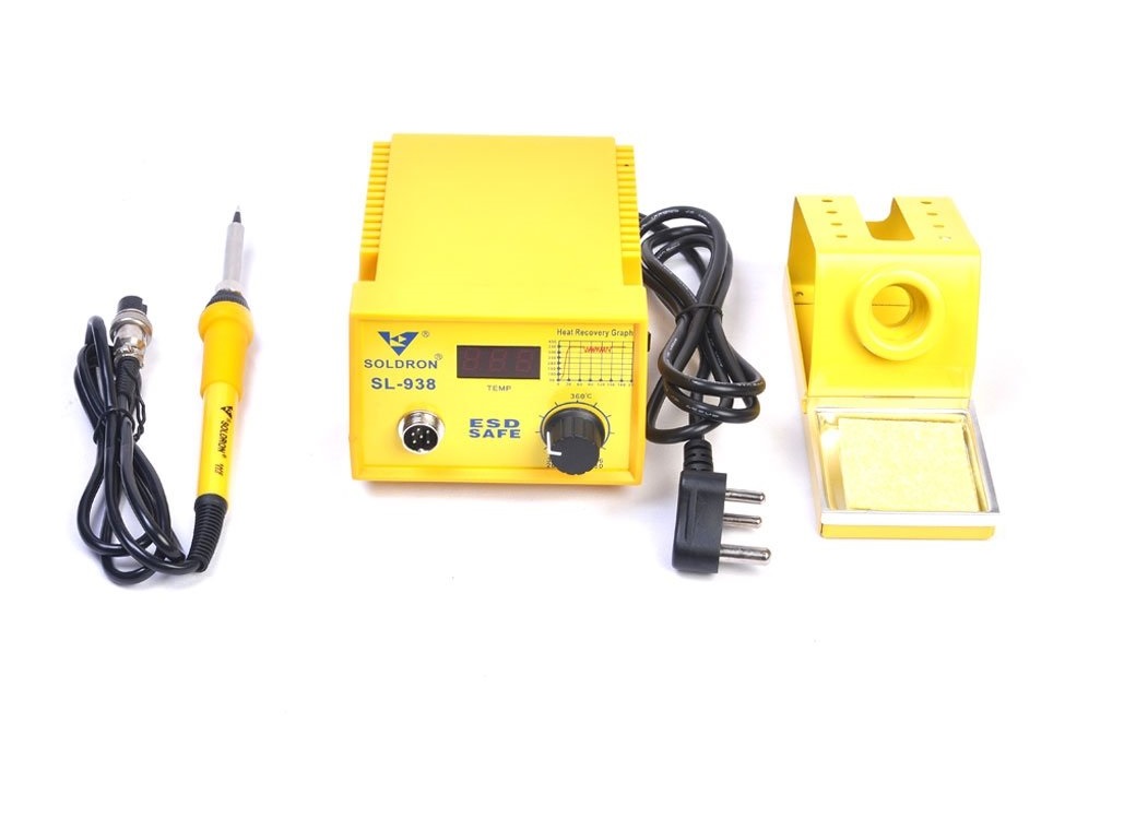Sharvielectronics: Best Online Electronic Products Bangalore | DIGITAL SOLDERING STATION WITH TEMPERATURE CONTROLLED AND SLEEP MODE SOLDRON 938 4 1 2 | Electronic store in Karnataka