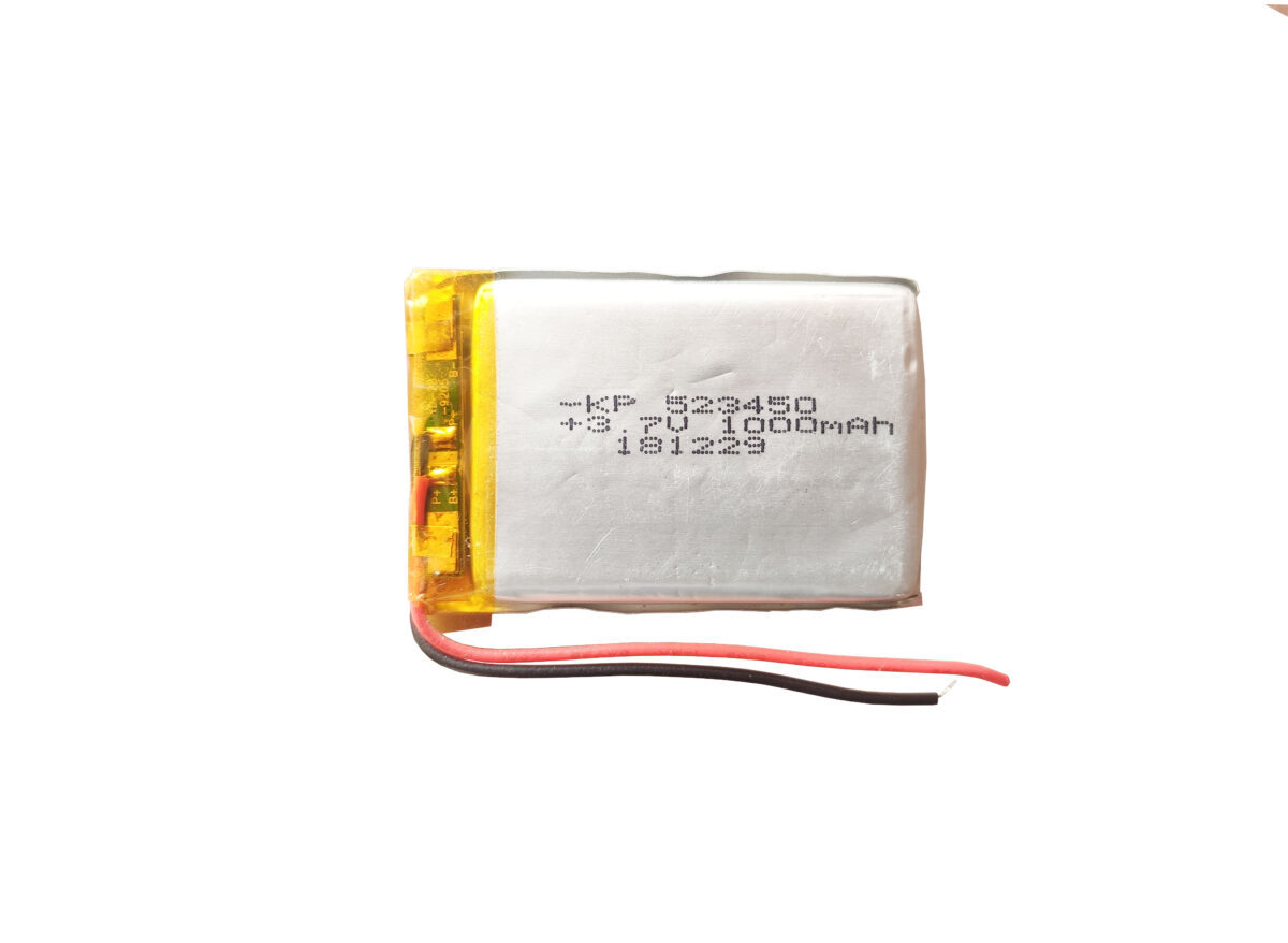 Lipo Rechargeable Battery-3.7V/1000mAH-KP-523450 Model