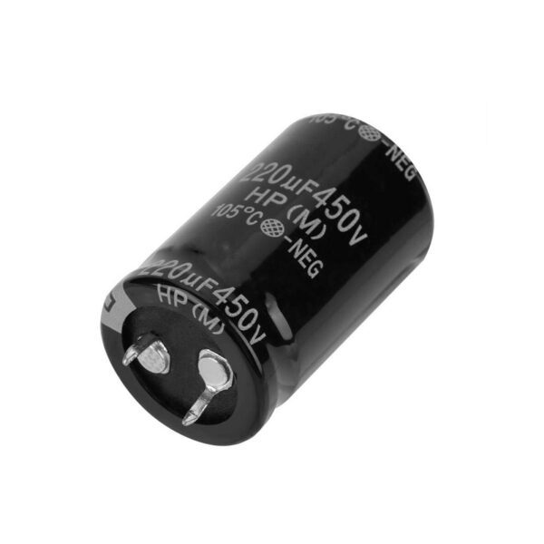 220uF 450V Electrolytic Capacitor – 32mm Height
