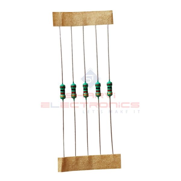 5.6M ohm 1/4 Watt Resistor – 5% Tolerance - 5 Pieces Pack