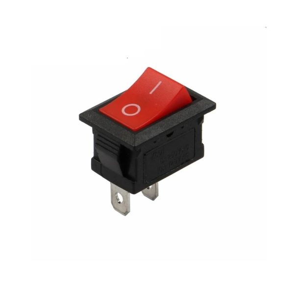 KCD1-1-101-R -SPST ON-OFF Rocker Switch- Red