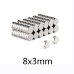 Neodymium Disc Strong Magnet – 8mm x 3mm sharvielectronics.com