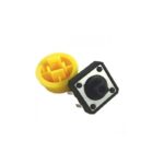 Tactile Push Button Switch With Round Cap - 12x12x7.3mm