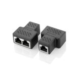 1 To 2 Way RJ45 Ethernet Network Cable Female Splitter Connector Adapter sharvielectronics.com
