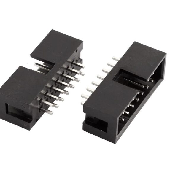 14 Pin Straight Male IDC Socket Connector - 2.54mm (FRC Connector) sharvielectronics.com