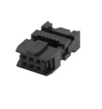 6 Pin Straight Female IDC Socket Connector - 2.54mm (FRC Connector) sharvielectronics.com