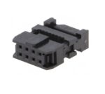 8 Pin Straight Female IDC Socket Connector - 2.54mm (FRC Connector) sharvielectronics.com