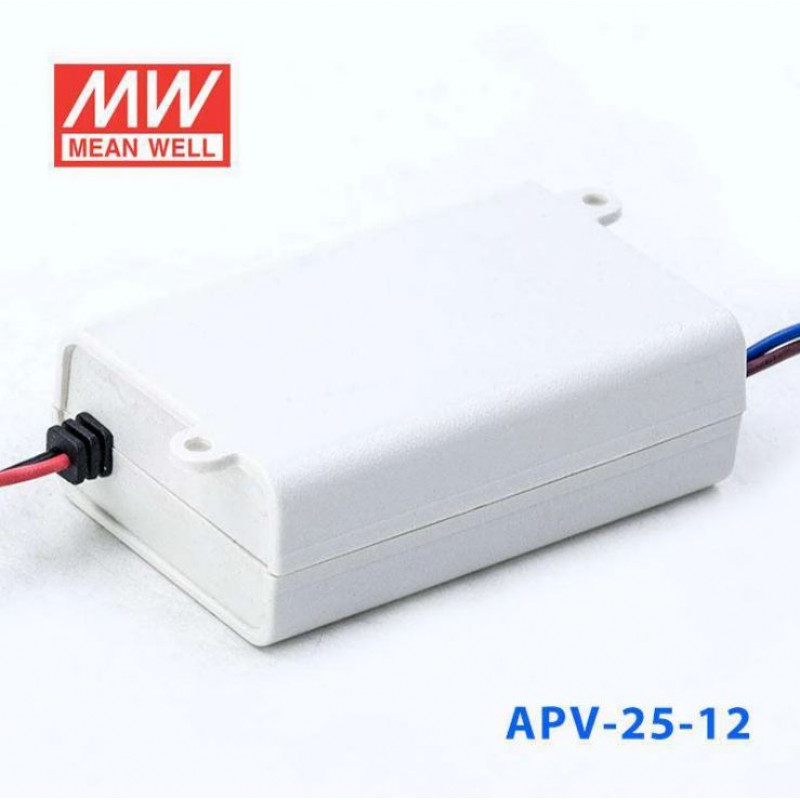 APV-25-12 Mean Well SMPS 12V 2.1A 25.2W LED Power Supply sharvielectronics.com