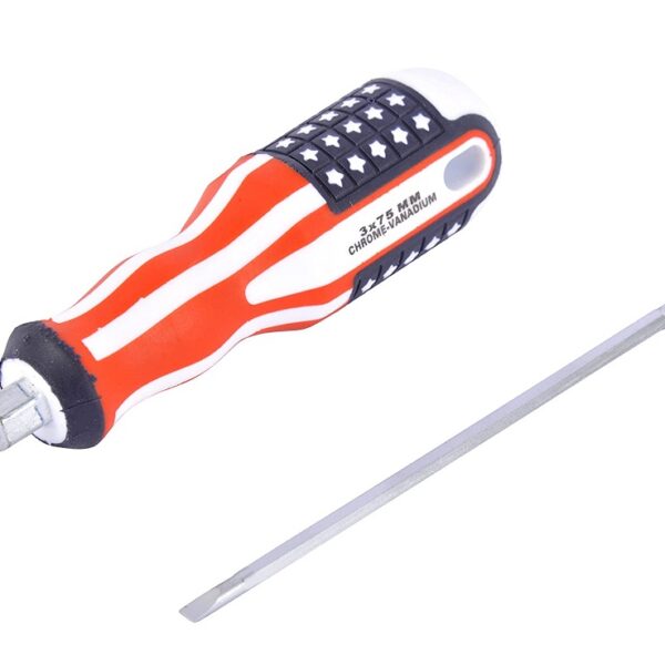 Screwdriver With American flag- 3mm x 150mm