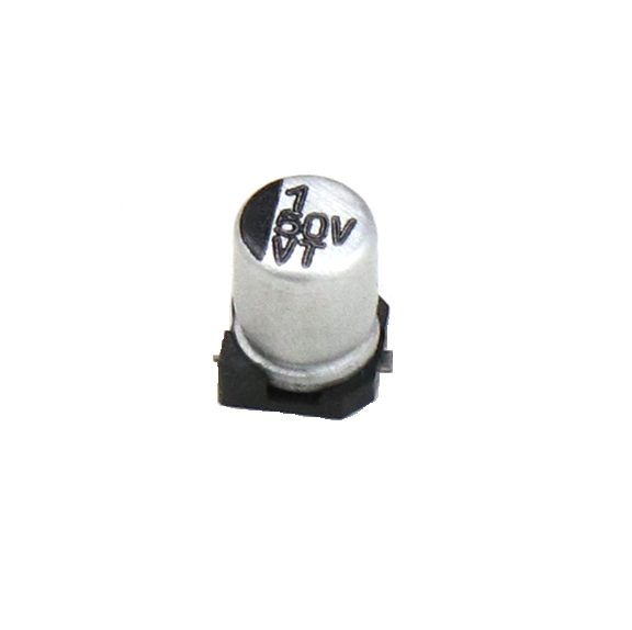 1uF 50V Electrolytic Capacitor–SMD–Pack of 5 sharvielectronics.com