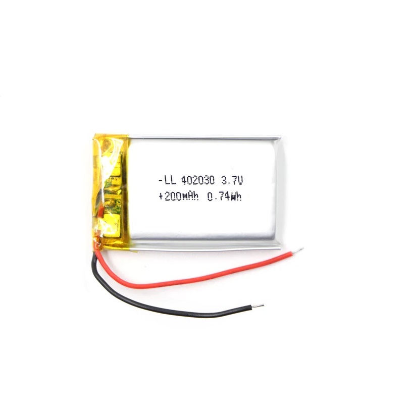 3.7V 200mAH (Lithium Polymer) Lipo Rechargeable Battery Model LL 402030