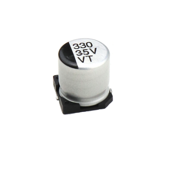 330uF 35V Electrolytic Capacitor–SMD–Pack of 5 sharvielectronics.com