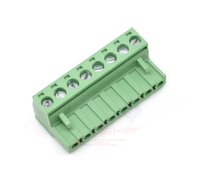 8 Pin Right Angle Screw Terminal Block Female Connector 5.08mm Pitch-Sharvielectronics
