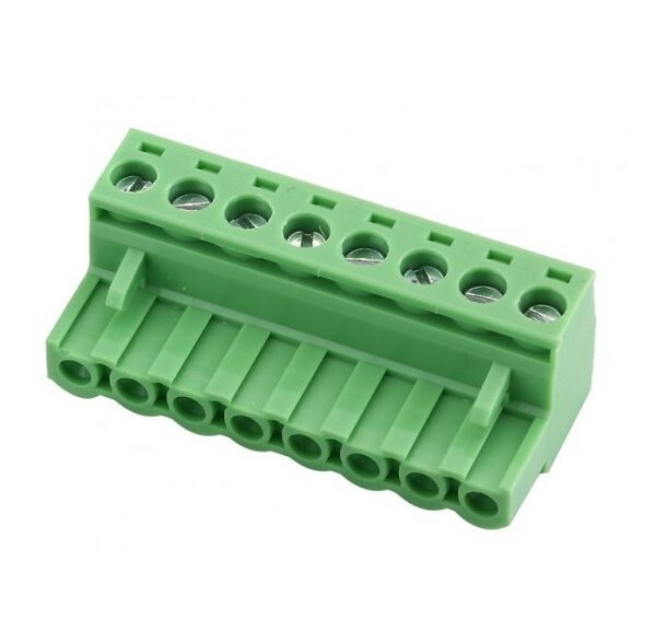 8 Pin Right Angle Screw Terminal Block Pluggable Plug Connector 5.08mm Pitch-Pair sharvielectronics.com
